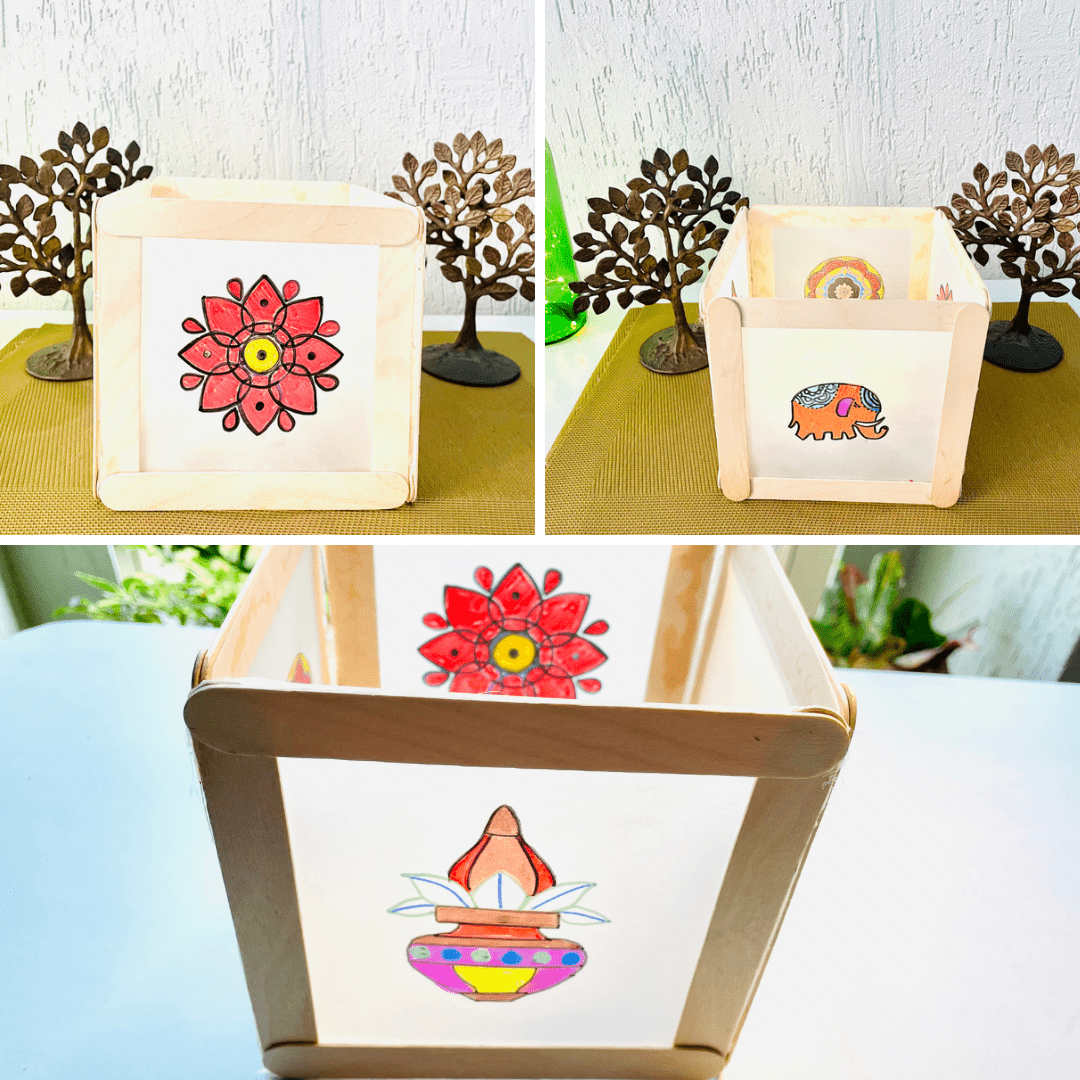 Learn to build DIY Lantern for Diwali With MomICan