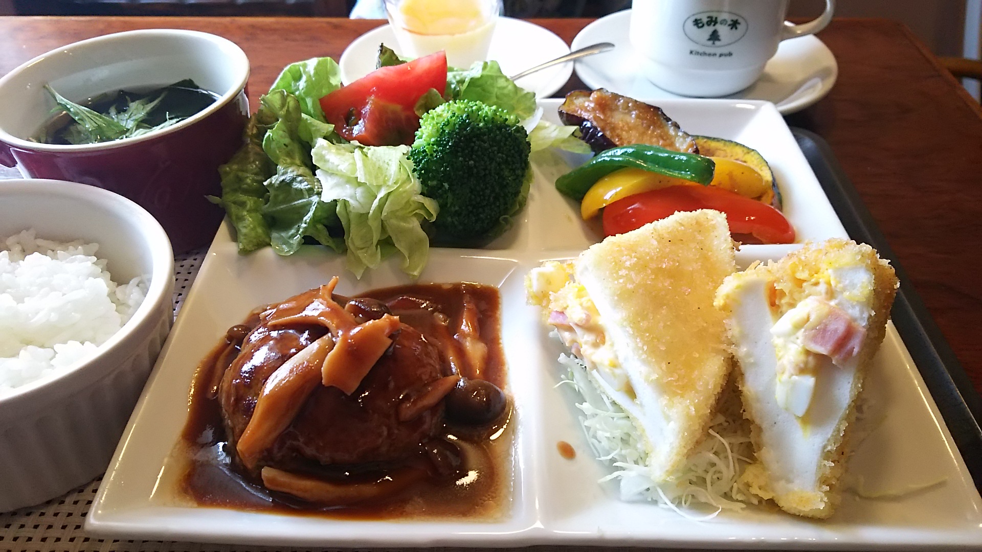 10月29日今週のメニュー もみの木DINING