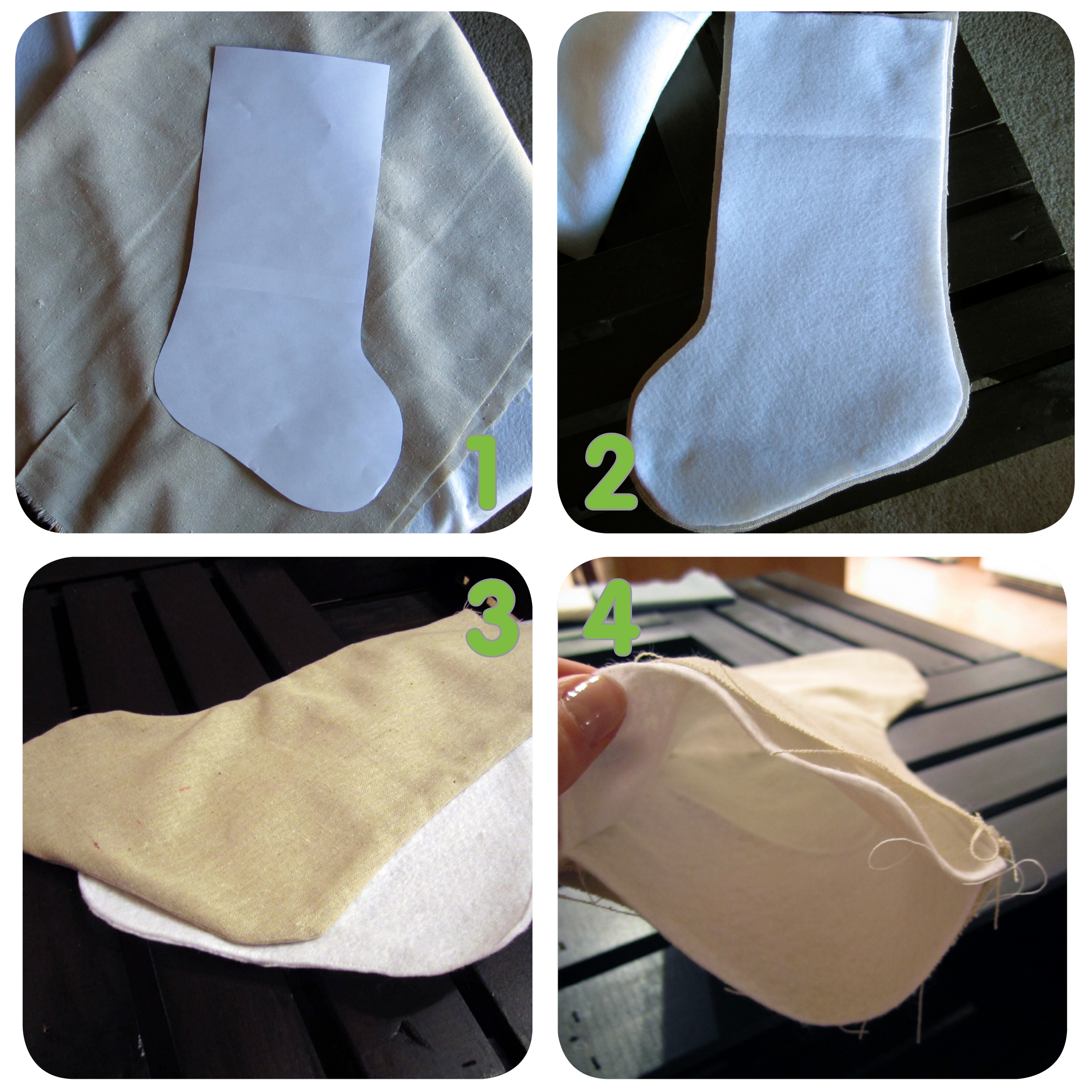 How to Boy Christmas stocking steps 14 Mom it