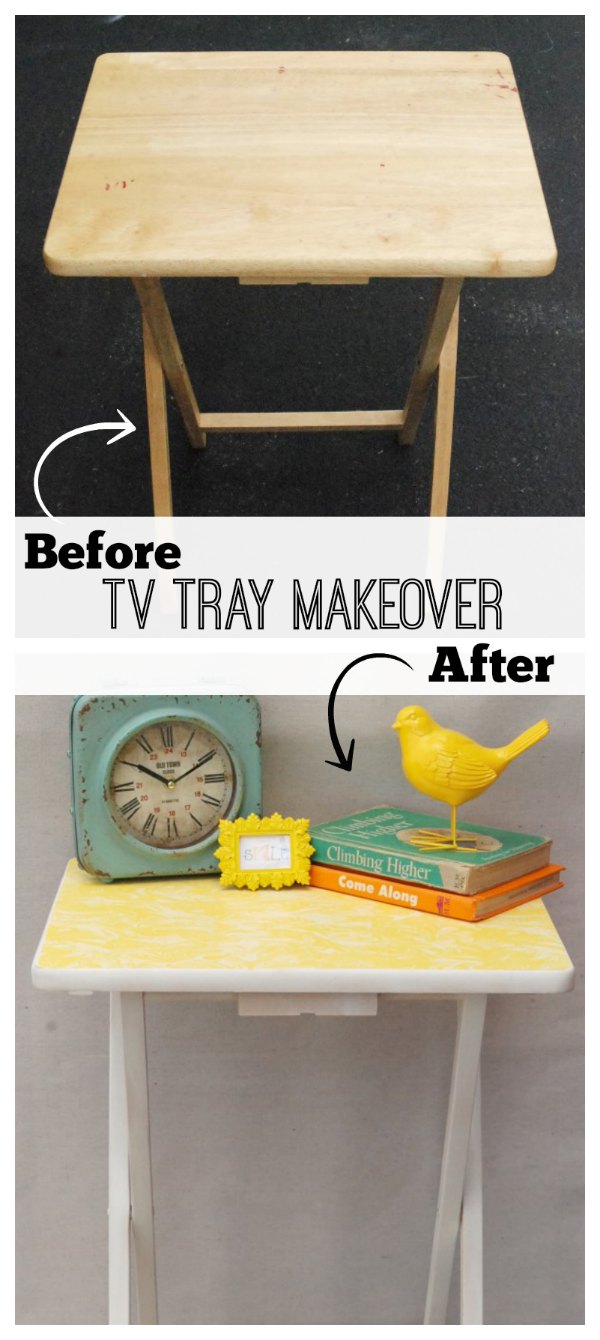 TV Tray Makeover Mom it ForwardMom it Forward