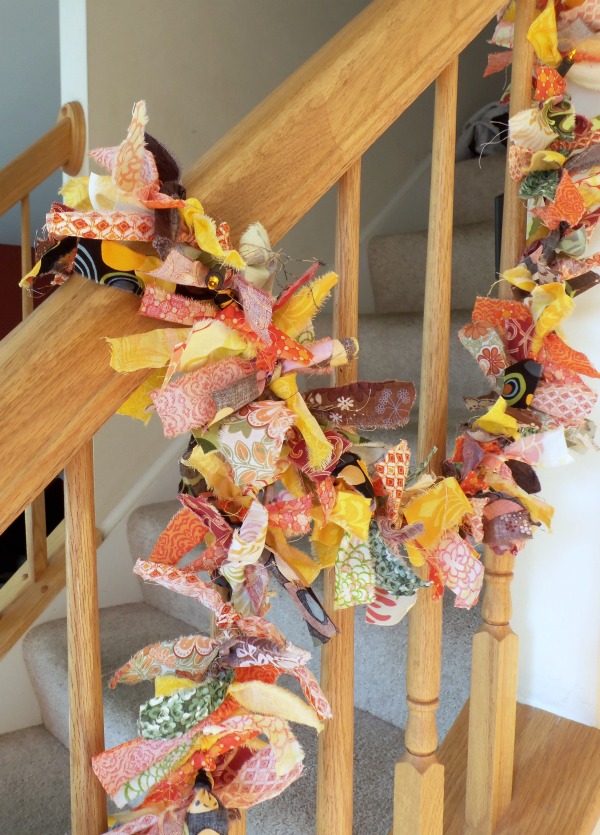 Fall Wreath Alternative Lighted Fabric Garland Mom it ForwardMom it