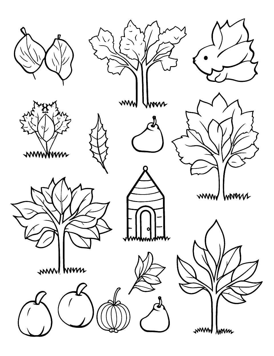 25 Fall Coloring Pages Free Fun Sheets