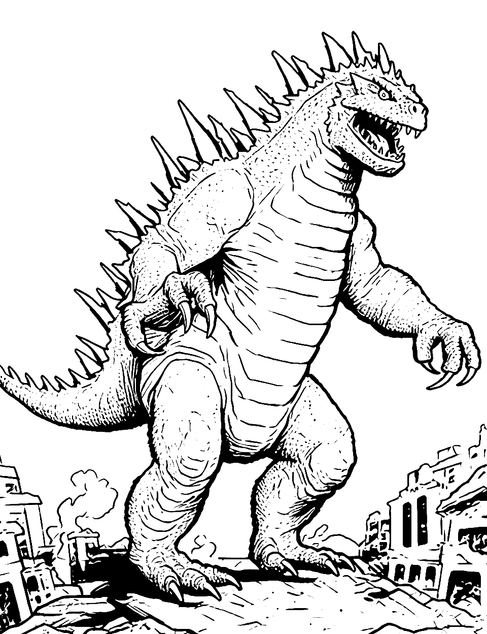 25+ Godzilla Coloring Pages Printable RecepRecardo