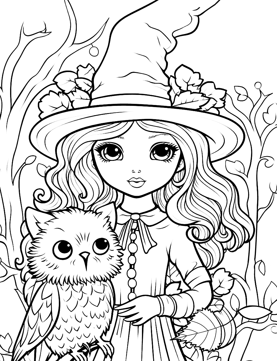 25 Witch Coloring Pages Fun Printable Sheets
