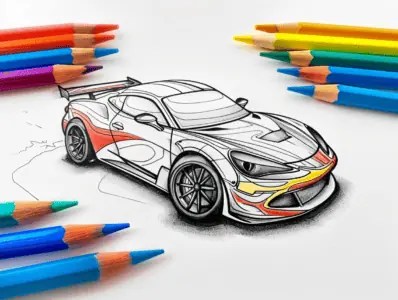 30 Hot Wheels Coloring Pages 2024 Free Printable Sheets