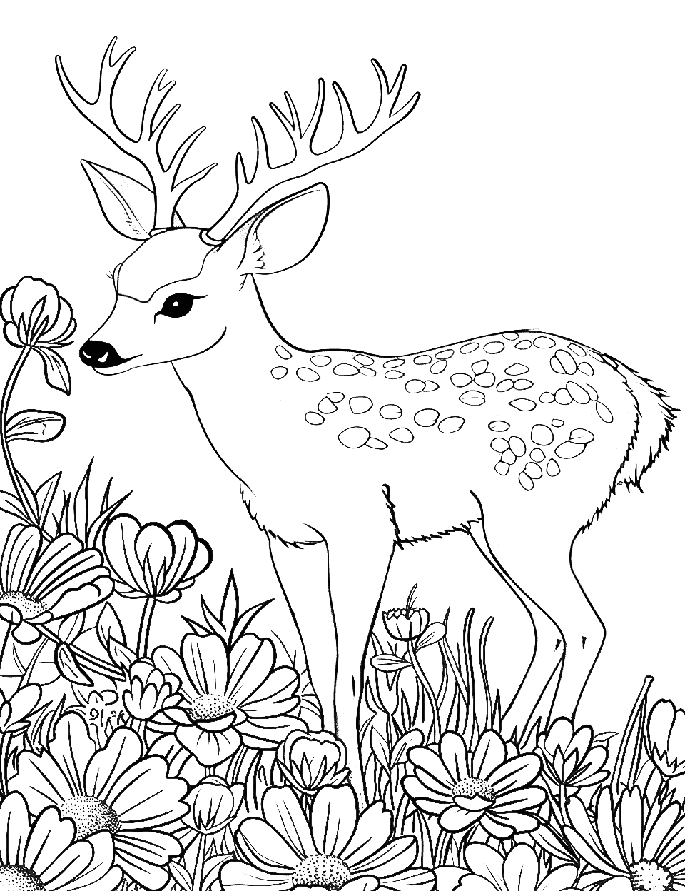 35 Deer Coloring Pages 2024 Free Printable Sheets