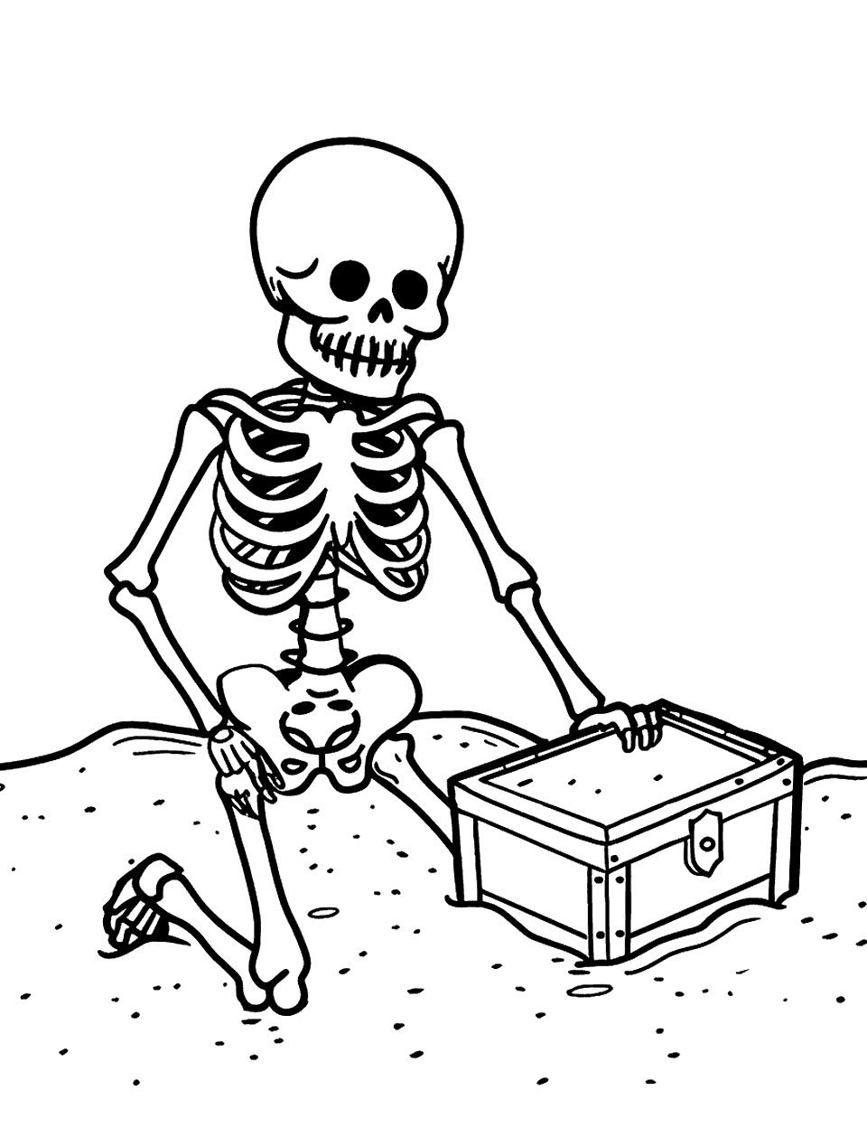 Coloring Pages Skeleton Free Printable Coloring Pages