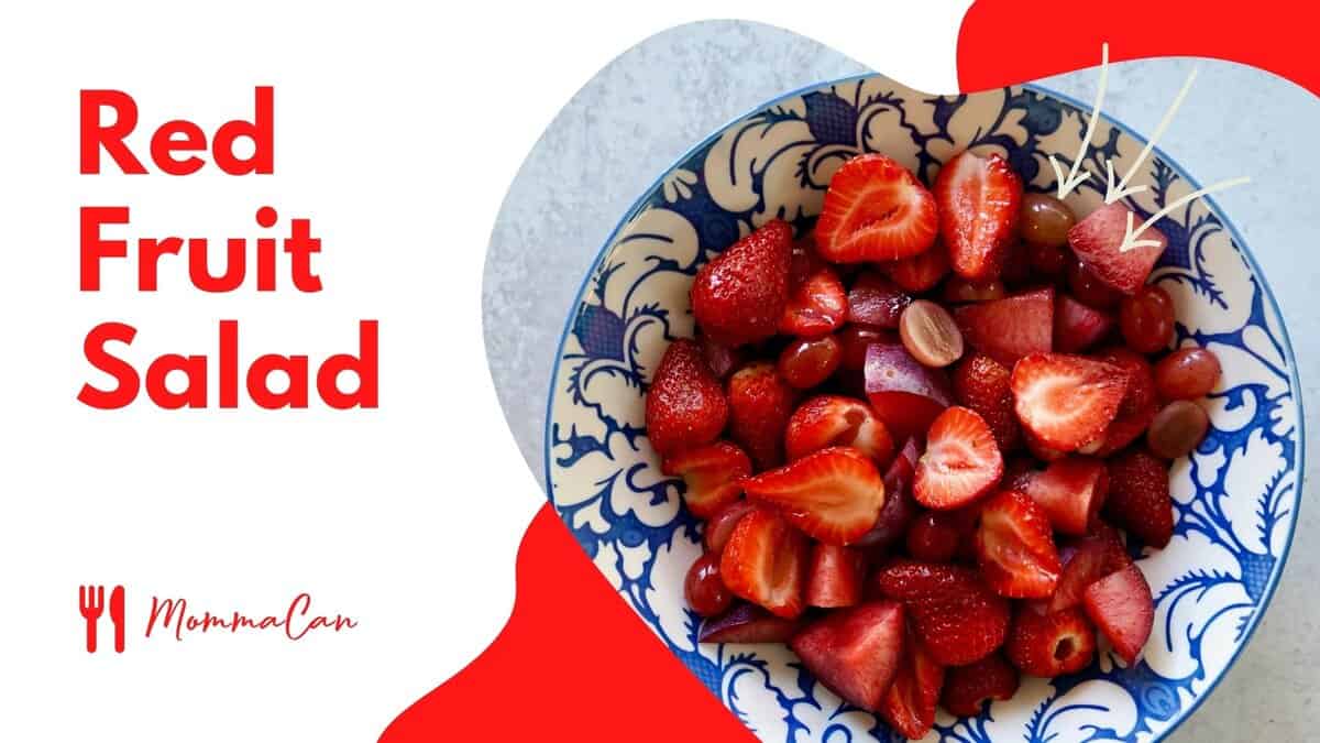 Simple Red Fruit Salad Recipe