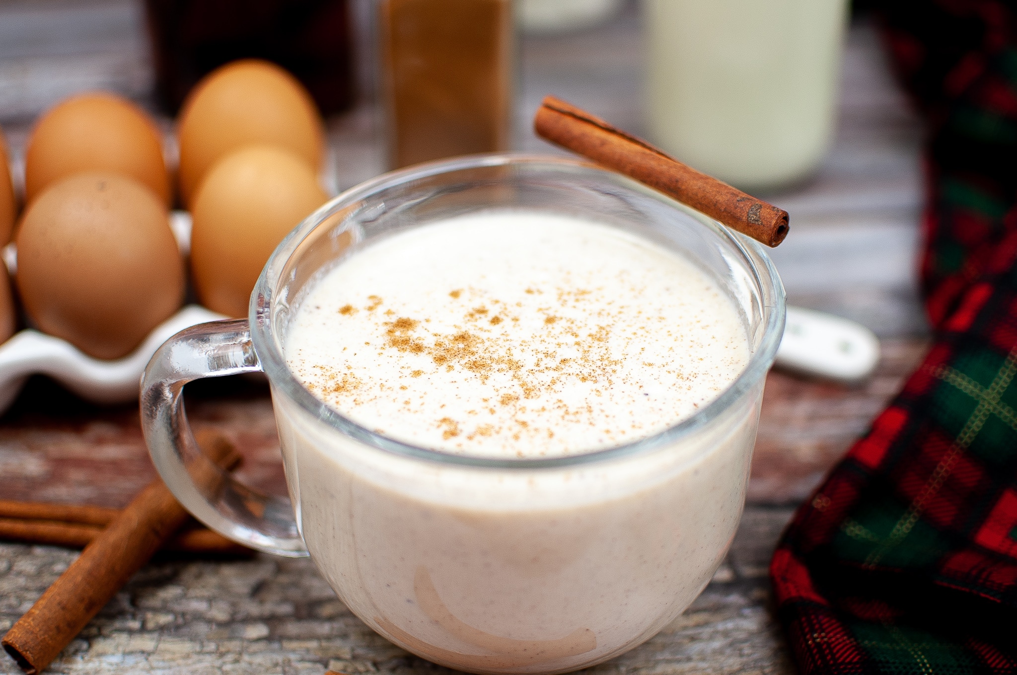 Homemade Eggnog Recipe mom makes dinner