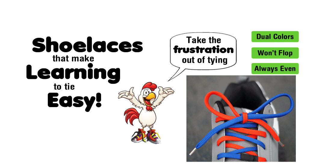 Easy Tie Shoe Laces Momma's Bacon