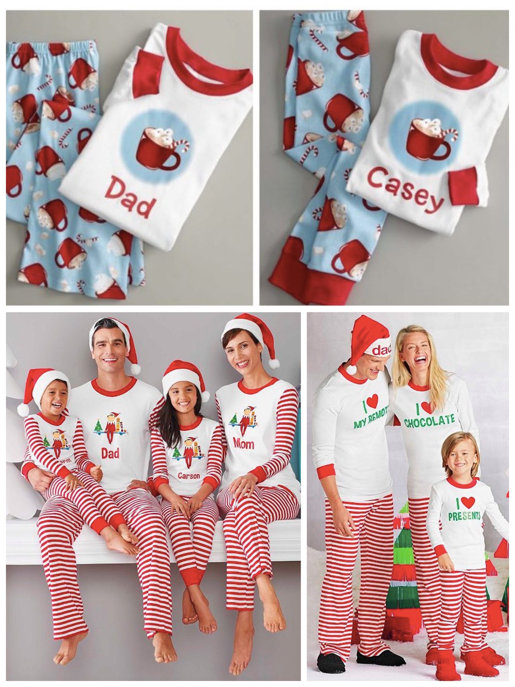 Cheap Matching Family Christmas Pajamas Breeze Clothing
