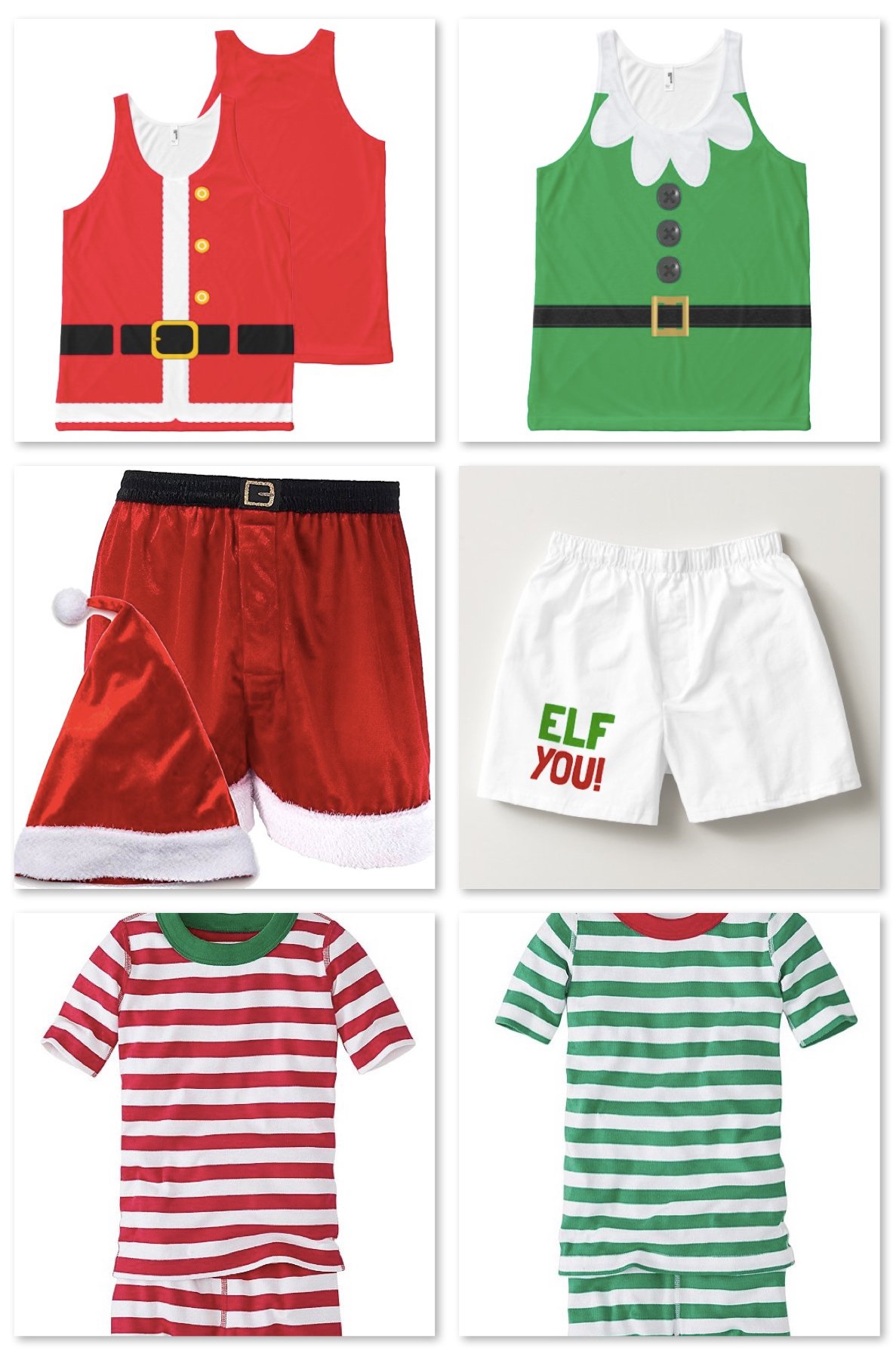 Summer Christmas Matching Family Pajamas