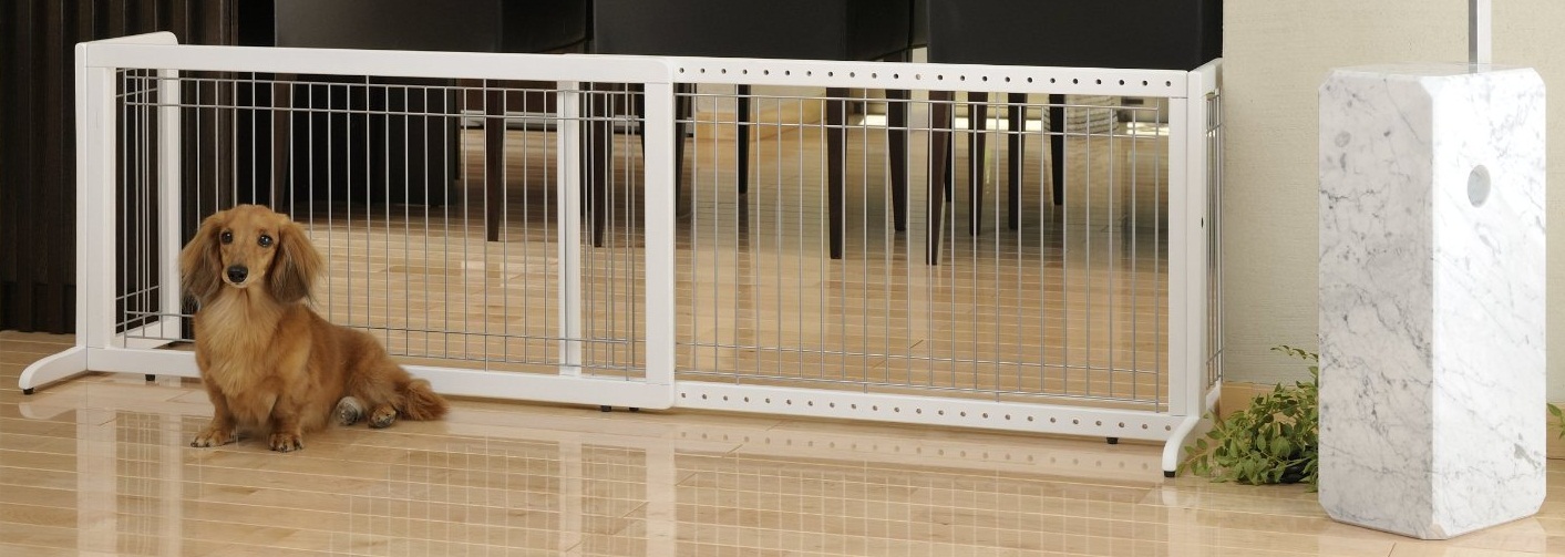 Richell Wood Freestanding Pet Gate Review Mommie's Pal