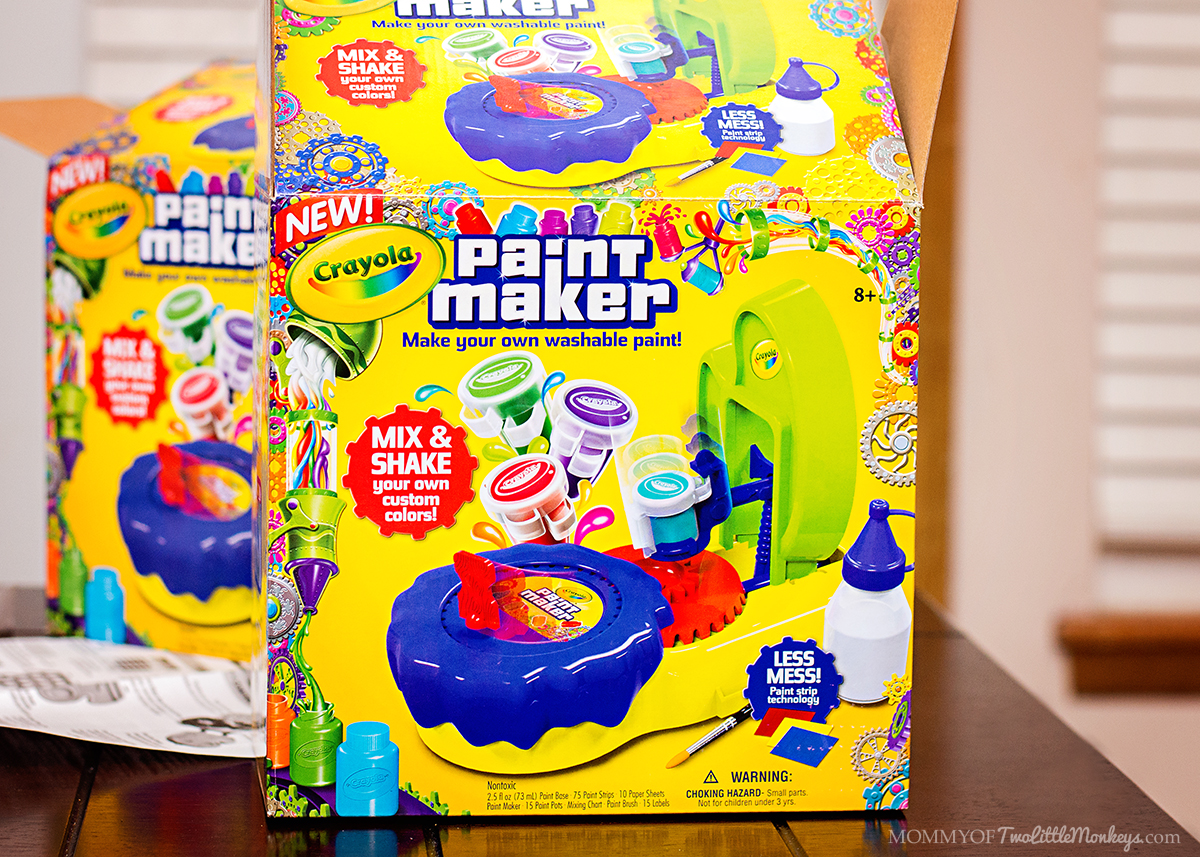 Crayola Paint Maker Holiday Gift Idea for Kids! Mommity