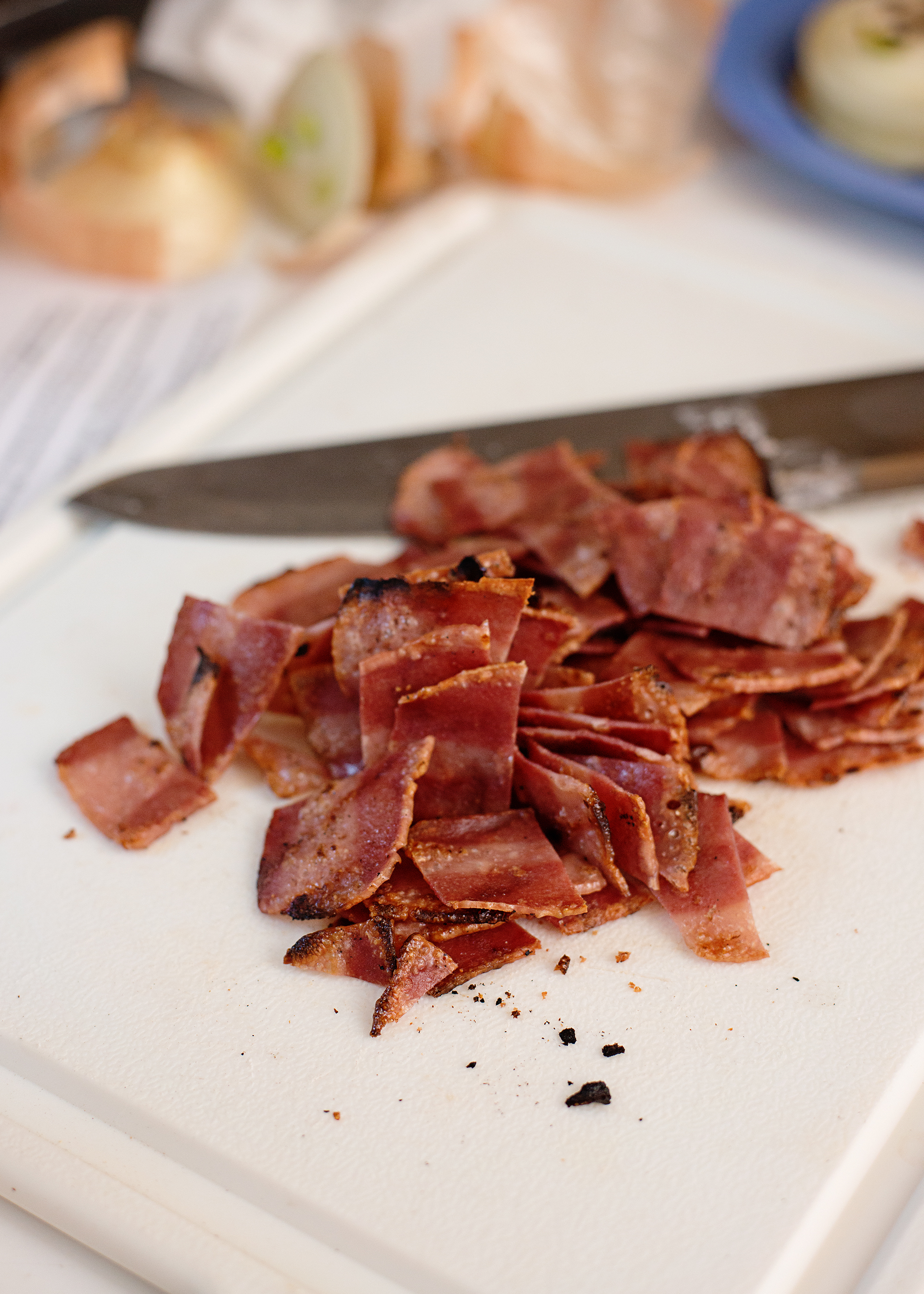 Grilled Potato Salad with Bacon & Mustard Dressing Mommity