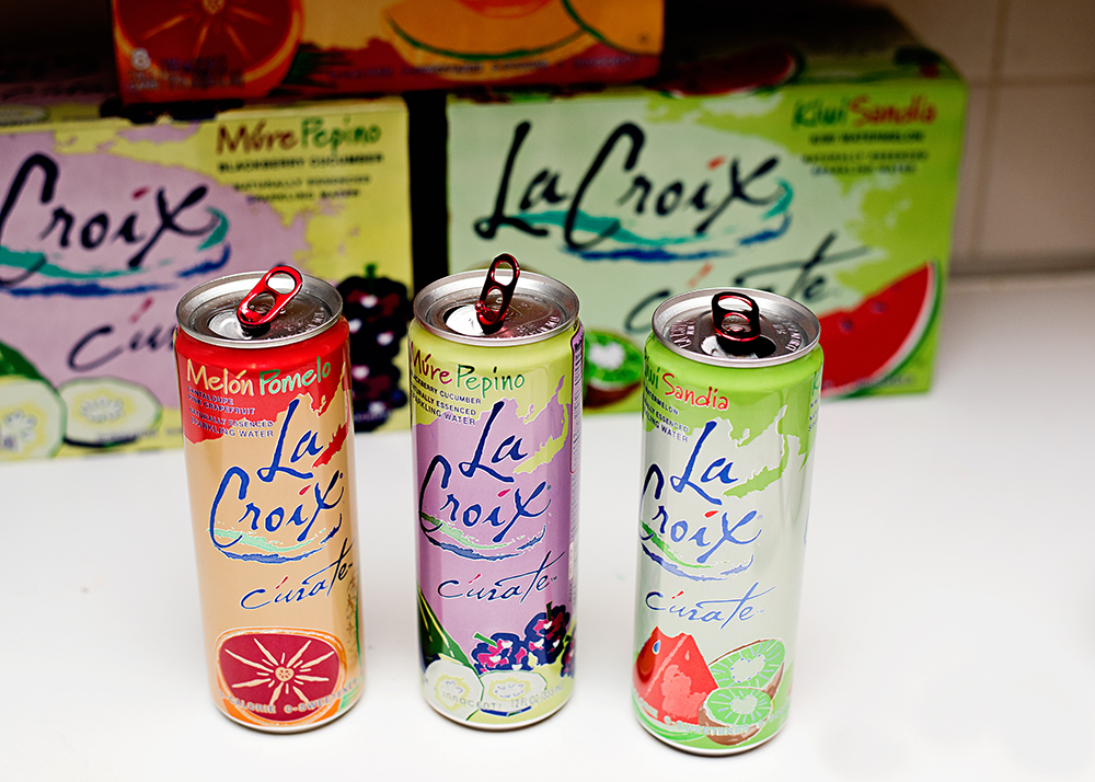 Fizzy Strawberry Mocktail LaCroix Sparkling Water Mommity