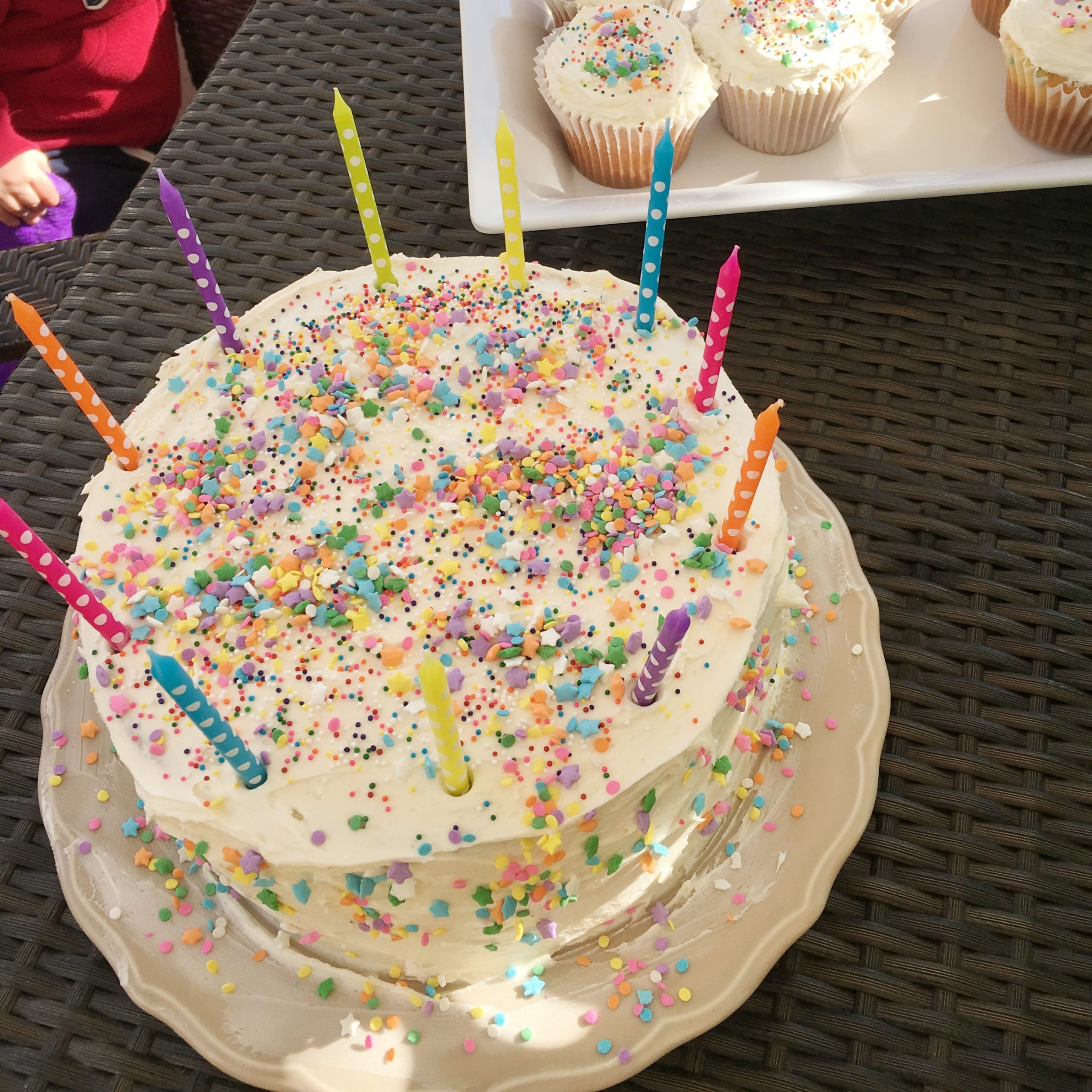Funfetti Vanilla Cake With Vanilla Buttercream Frosting