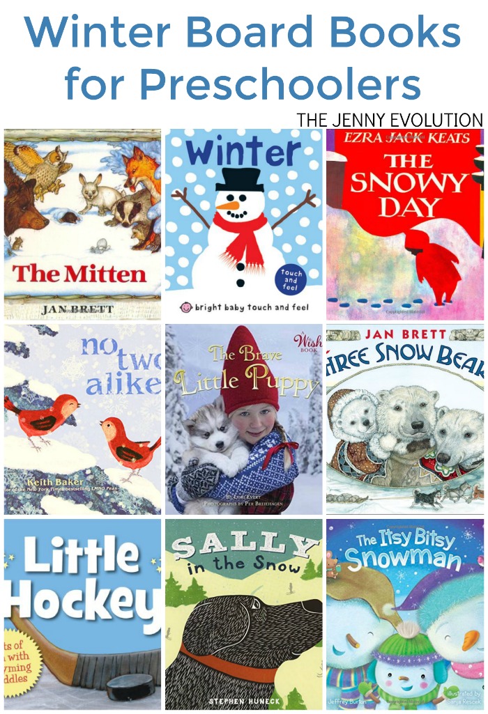 Winter Board Books for Preschoolers Mommy Evolution