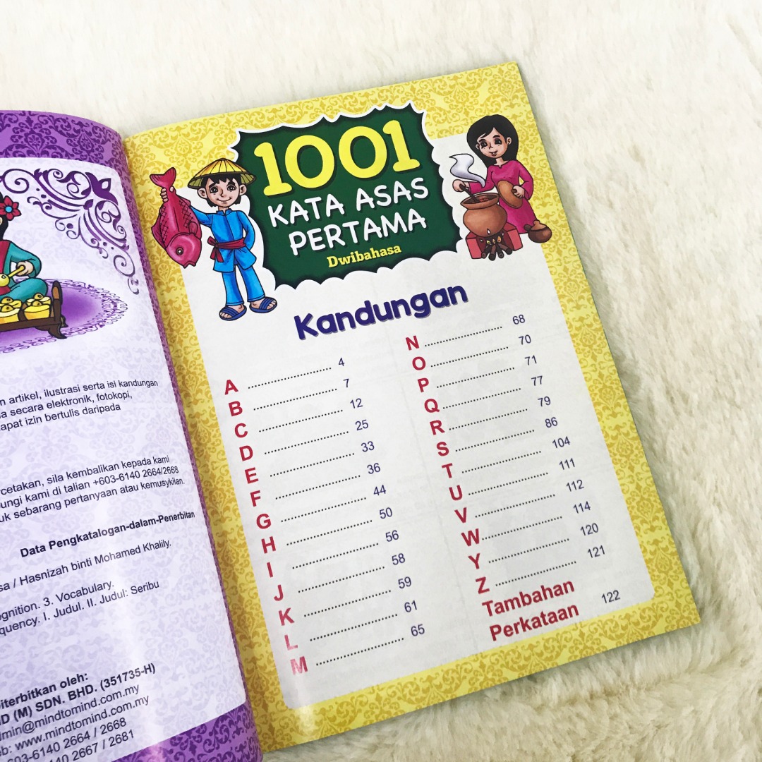 CL03BUKU 1001 KATA ASAS PERTAMA MommyHappy