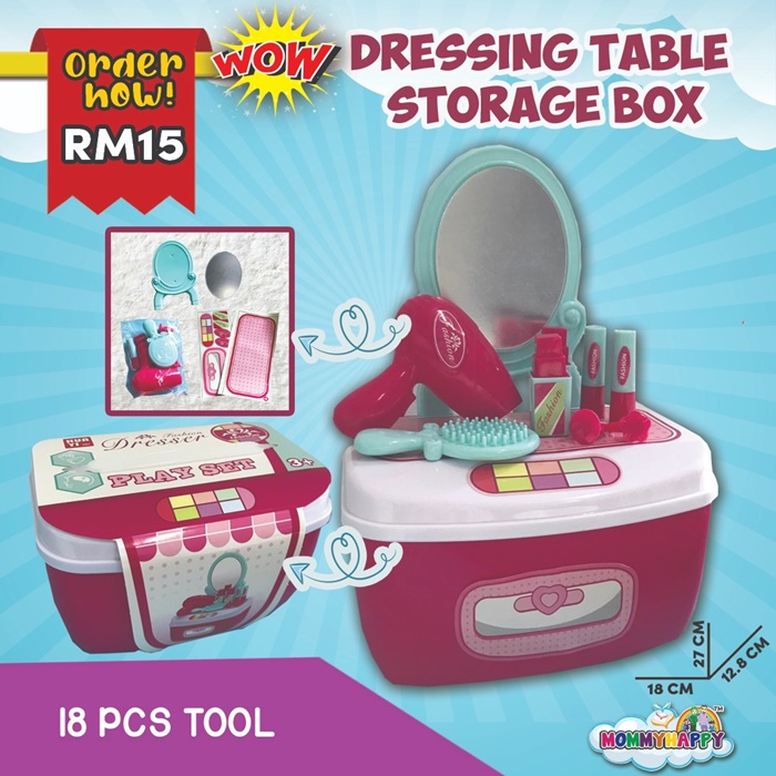 DRESSING TABLE STORAGE BOX MommyHappy