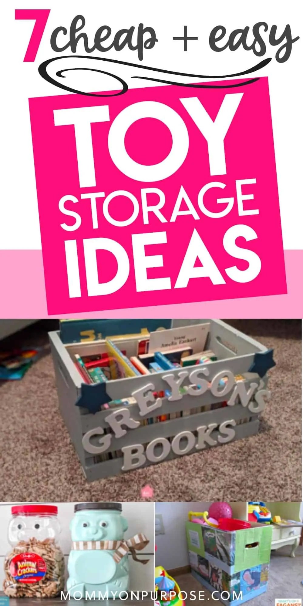 Genius 7 Brilliant Cheap Toy Storage Ideas