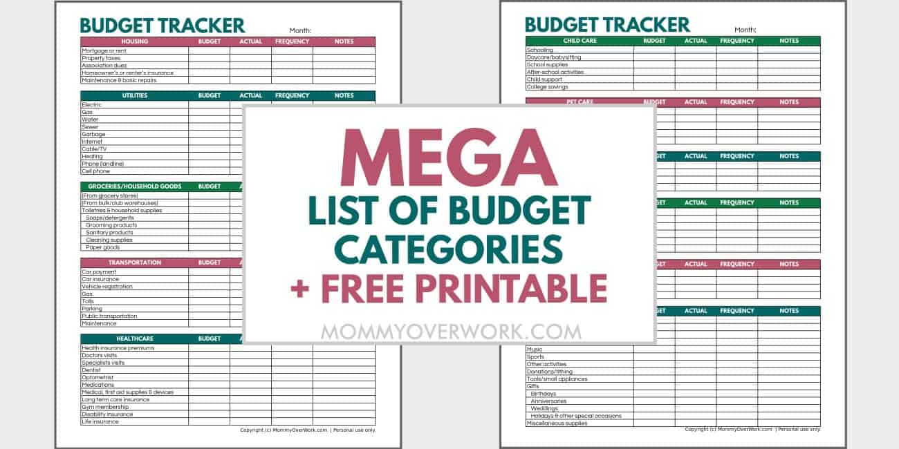 Numbers Monthly Budget Template