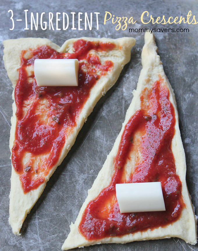 3Ingredient Pizza Crescent Rolls