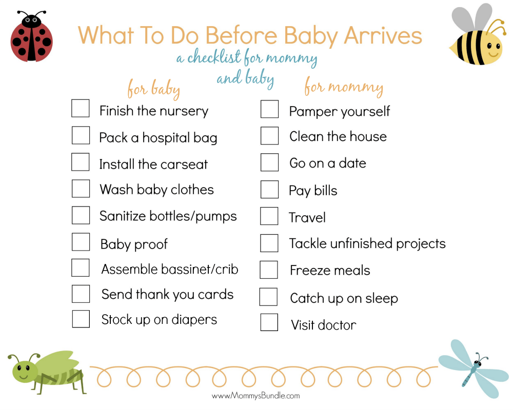 Baby Prep Checklist16 Things To Do Before Baby Arrives