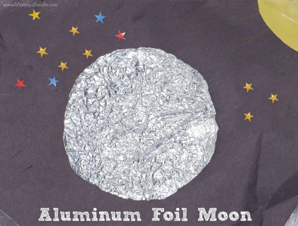 Aluminum Foil Moon Sensory Craft Mommy's Bundle