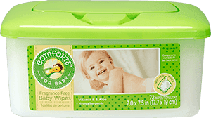 comforts baby wipes