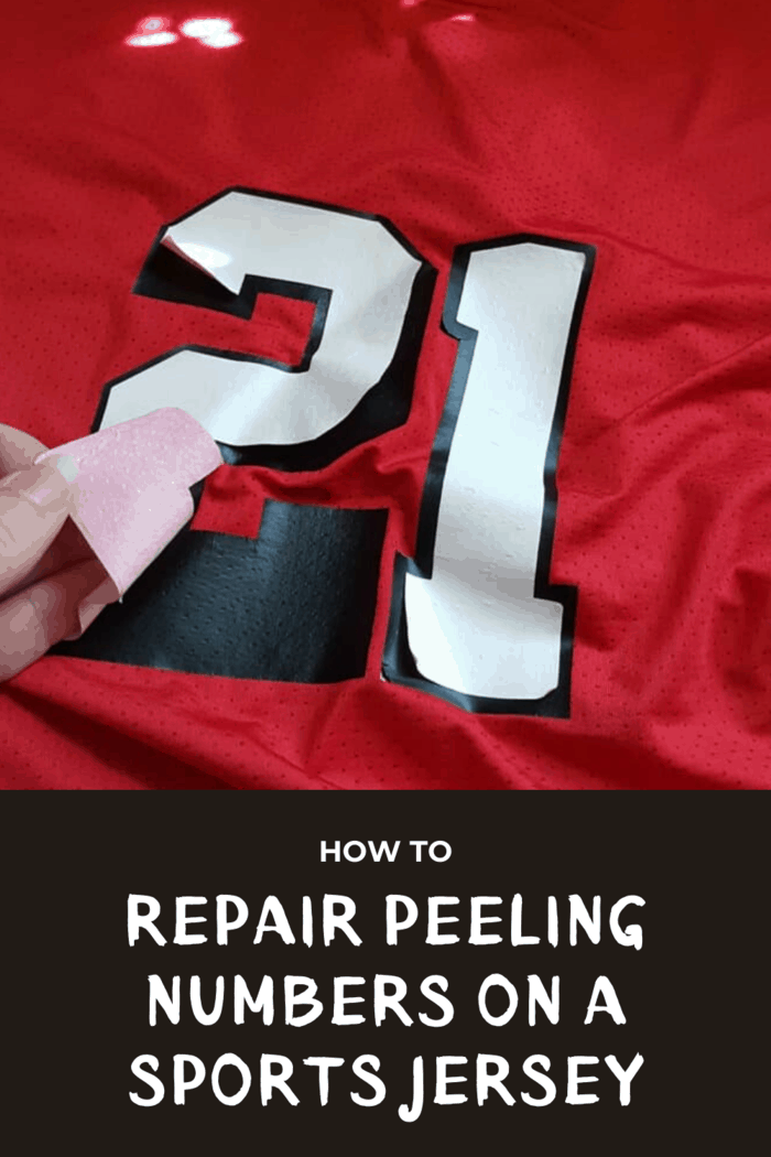 How To Fix Peeling Numbers On A Sports Jersey