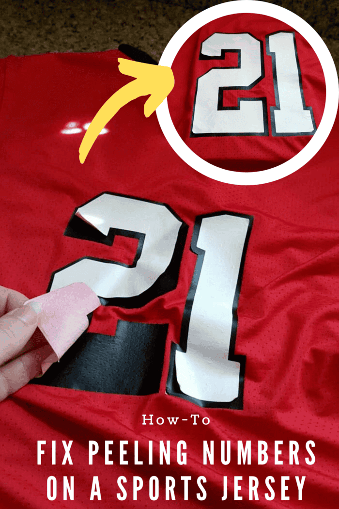 How To Fix Peeling Numbers On A Sports Jersey