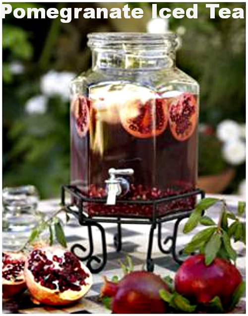 Pomegranate Iced Tea Recipe • Mommy's Memorandum