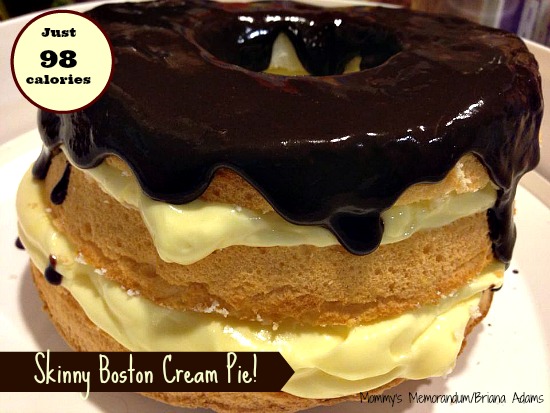Skinny Boston Cream Pie Recipe Just 98 Calories Per Serving!