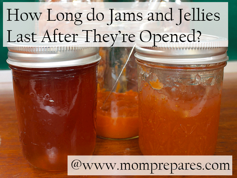 How long does jelly last in the fridge