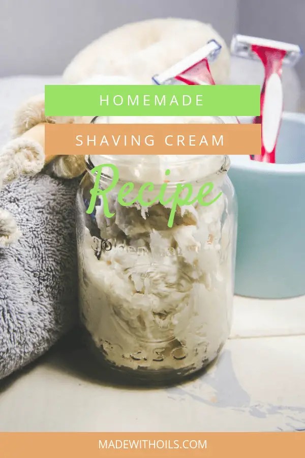 Homemade Shaving Cream Recipe Mom Prepares