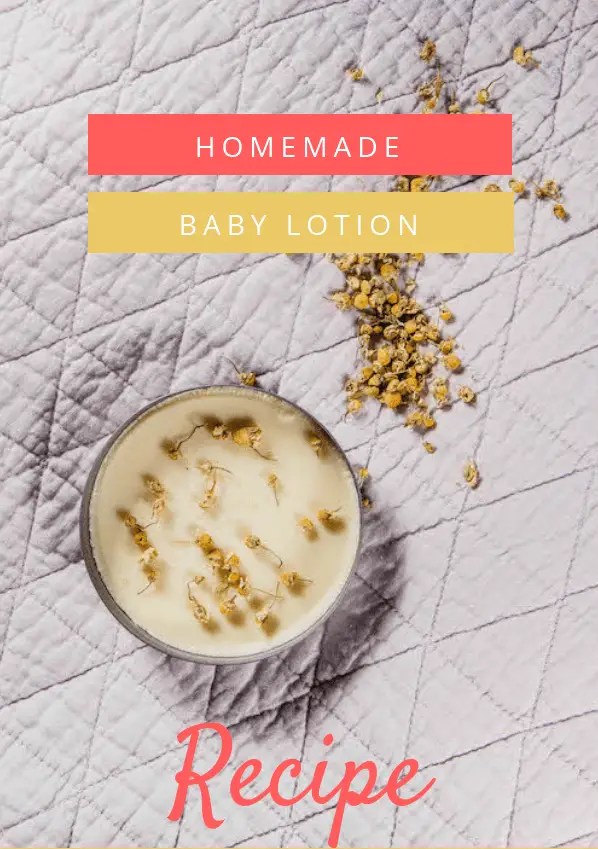 DIY Homemade Baby Lotion Mom Prepares