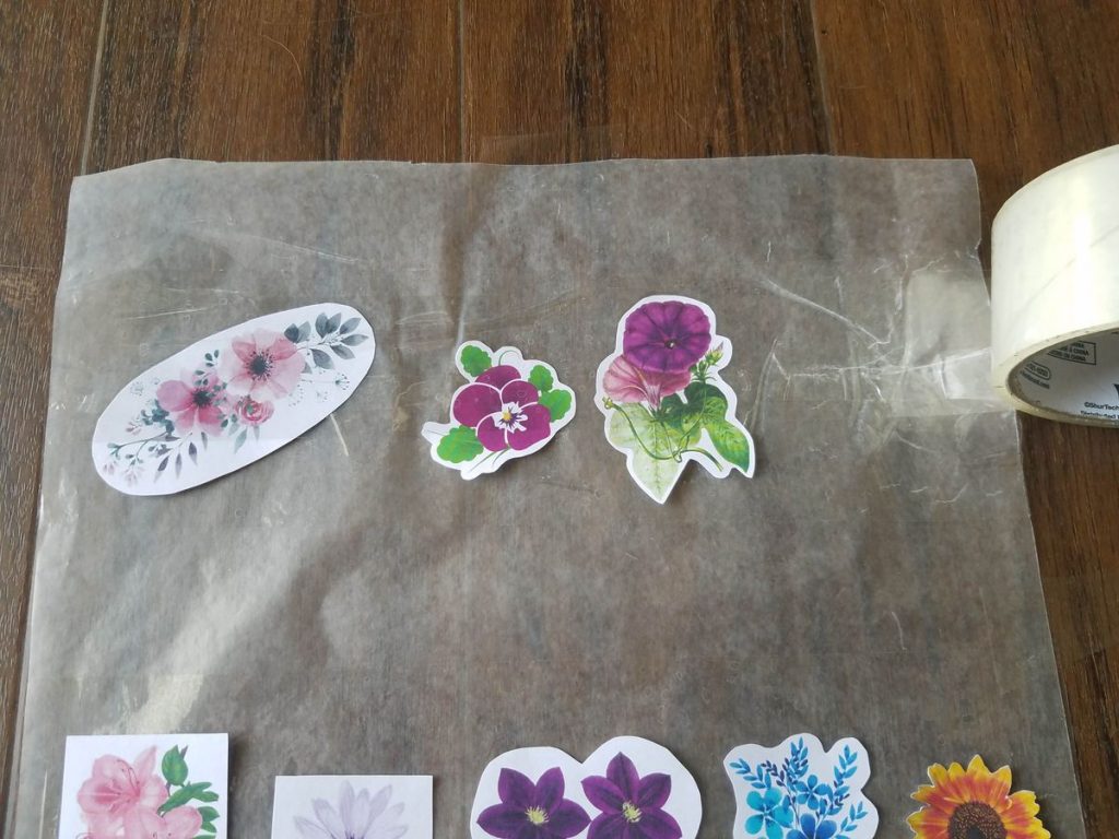 How to Make Stickers with Wax Paper and Tape (or Sticker Paper) Moms