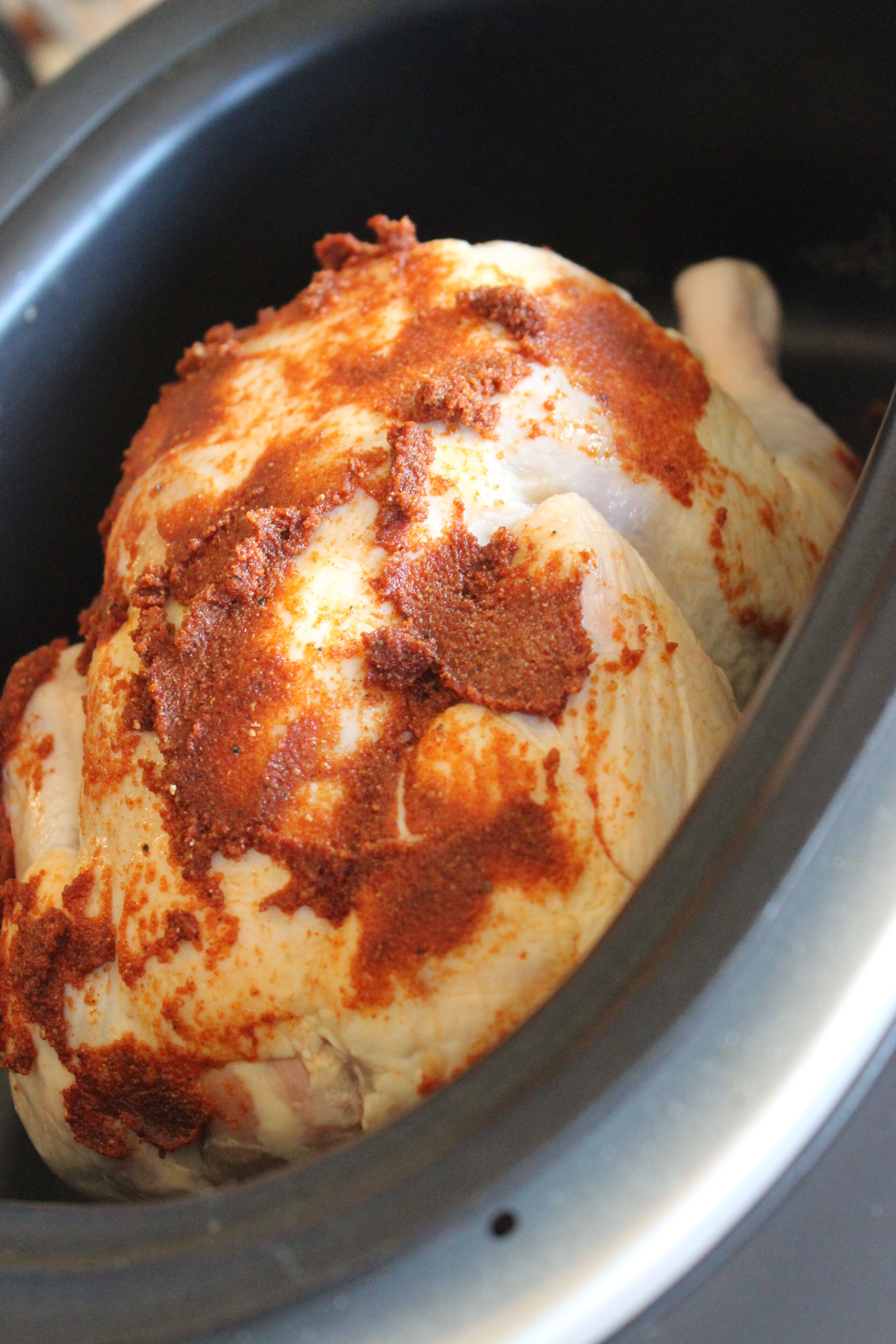 whole chicken in a crock pot recipe