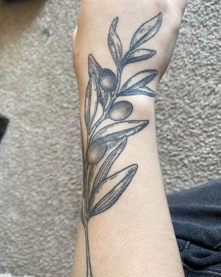 15 Olive Branch Tattoo Ideas for Women and Their Meaning Mom's Got