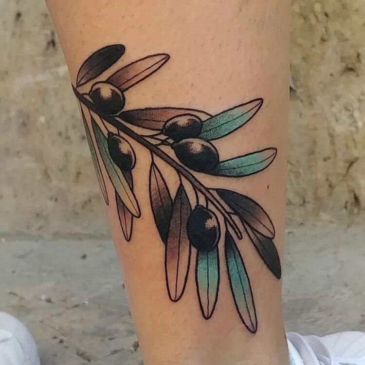 15 Olive Branch Tattoo Ideas for Women and Their Meaning Mom's Got