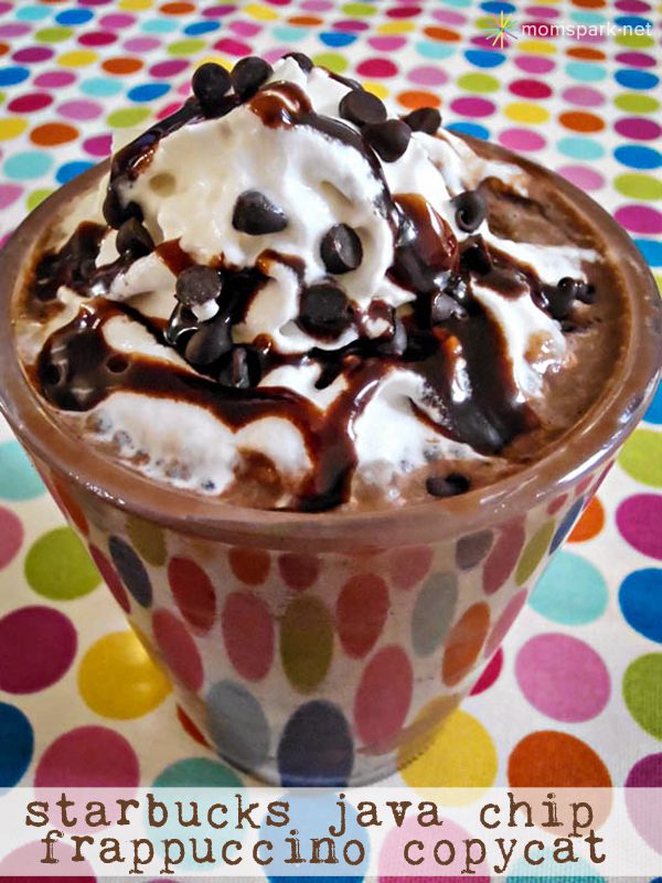 Starbucks Java Chip Frappuccino Copycat Recipe Mom Spark A Trendy