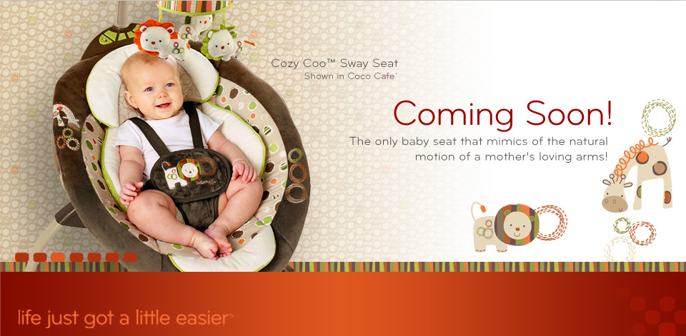 InGenuity Cozy Coo Sway Seat {Review} DDDivas Mom Spotted