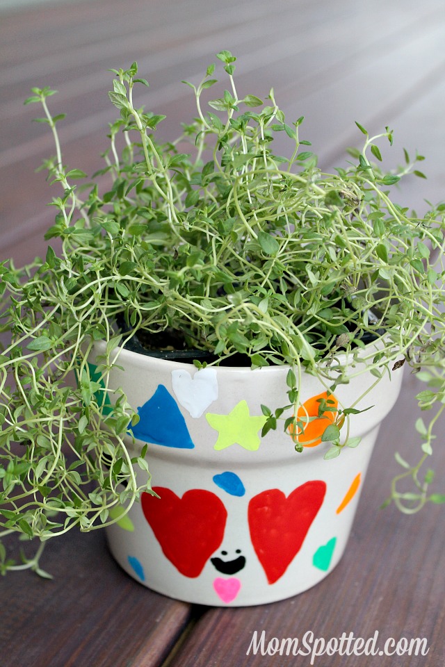 Grandparents Gift Idea Personalized Potted Plant Kids Craft