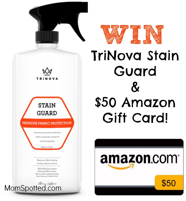 The Best Protection From Stains TriNova Stain Guard {& 50 Amazon Gift Card Giveaway}