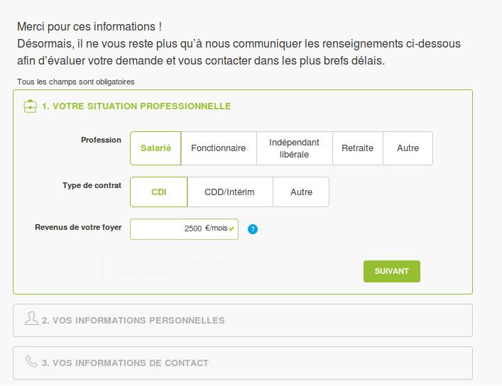 Simulation rachat de Crédit Cetelem Tutoriel et aide en ligne
