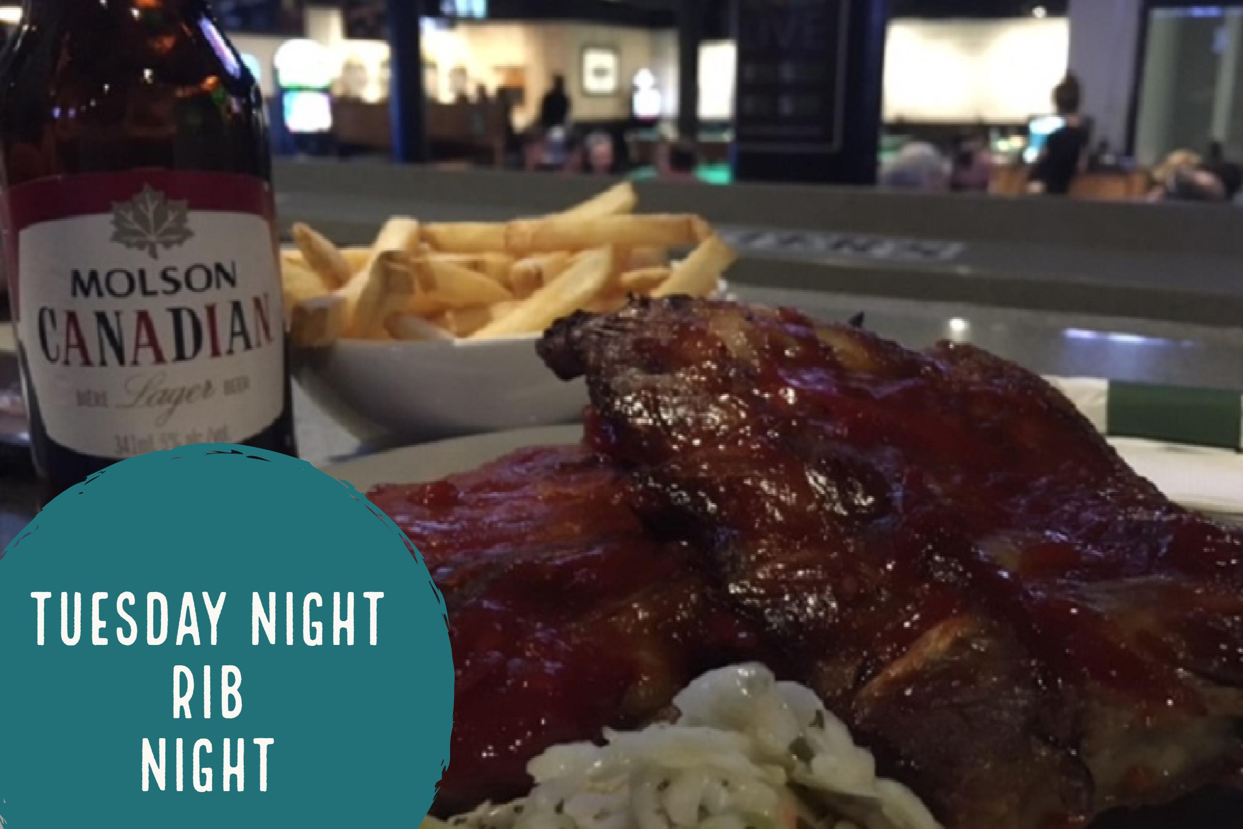 BBQ Rib Night in Oakville Monaghan's Sports Pub & Grill