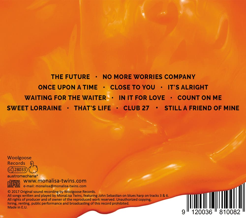 ORANGE Album CD MonaLisa Twins