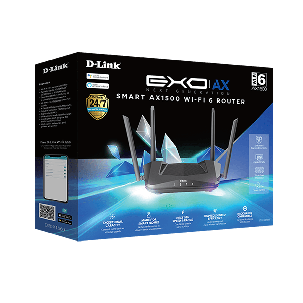 DLINK DIRX1560 SMART AX1500 WIFI 6 Router Monaliza