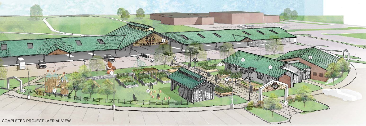 Urban Farm & Farmers Market Master Plan Monarch Architecture